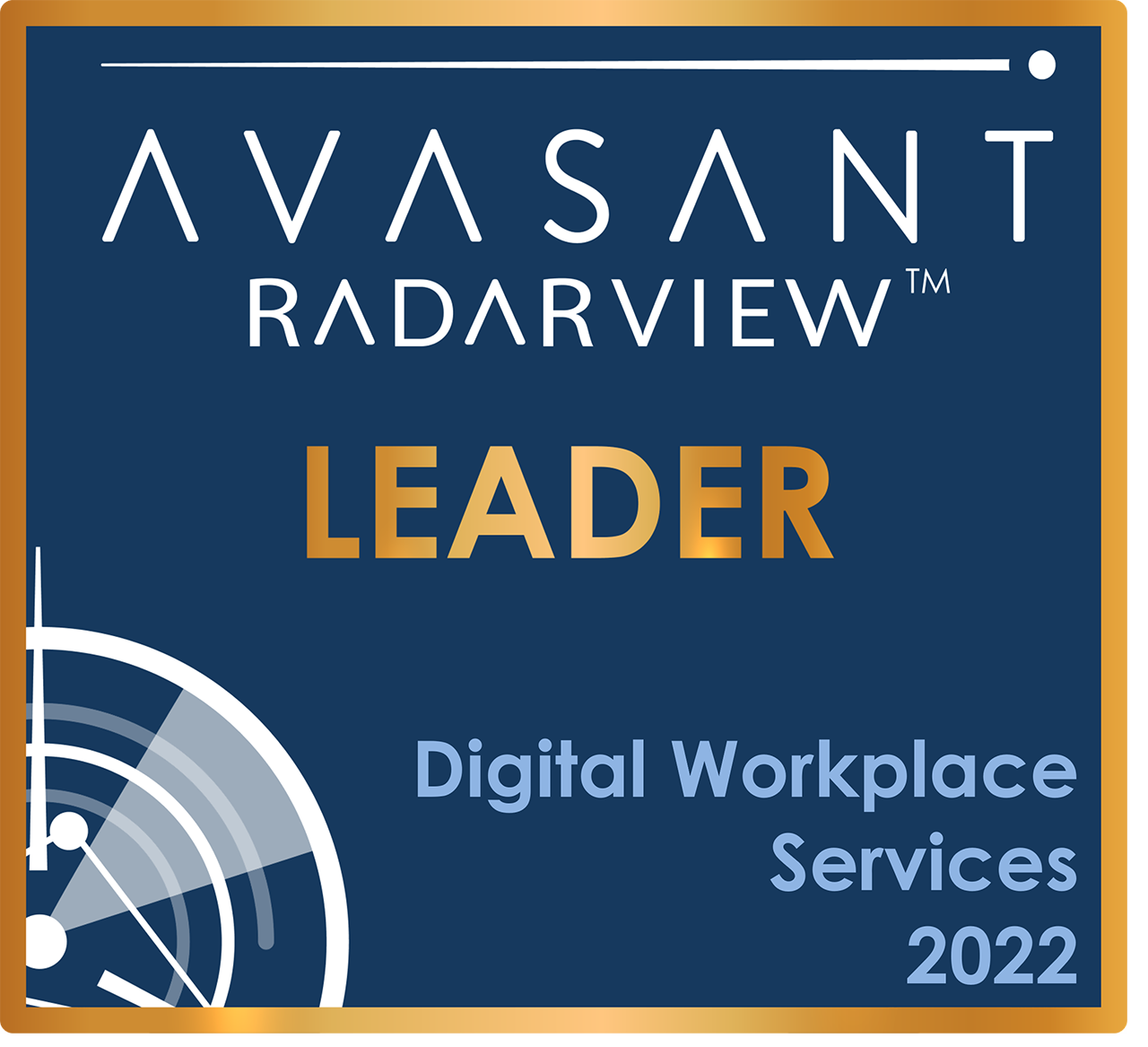 Avasant DWS 2022 radarview square badge